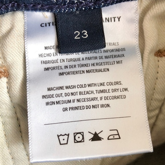 Citizens Of Humanity, Jeans, Ella, Mid Rise, Slim, Crop, Size 23 NEW With Tags - Picture 13 of 16